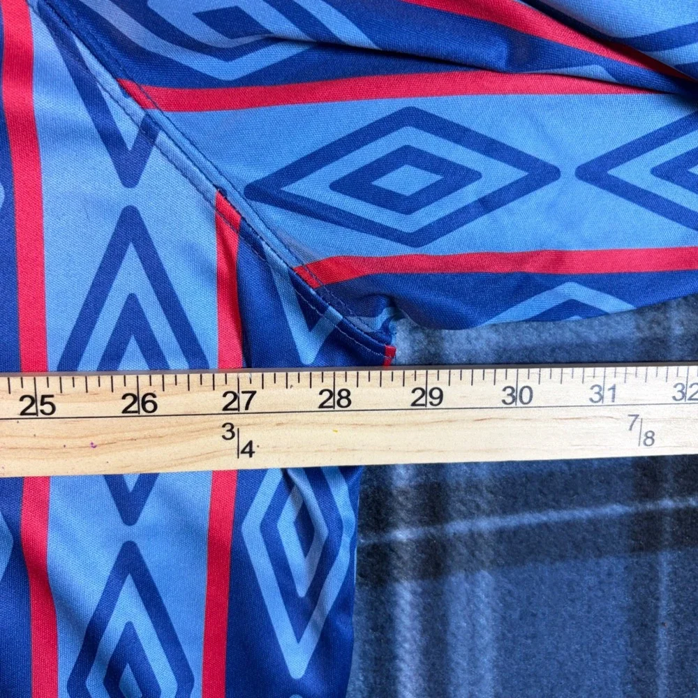 Umbro USA Soccer Jersey Blue Red Diamond Pattern XL NWT Mens World Cup - Picture 5 of 6
